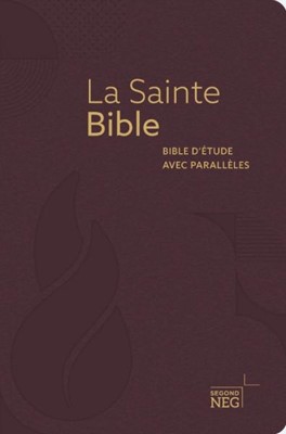 BIBLE NEG 1979 AVEC PARALLELES, MODELE SOUPLE FIBRO-CUIR , ONGLETS