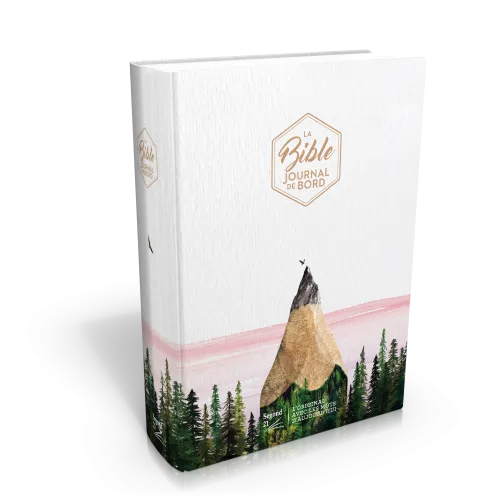 BIBLE SEGOND 21 JOURNAL DE BORD RIGIDE ILLUSTREE CRAYON MONTAGNE FORET