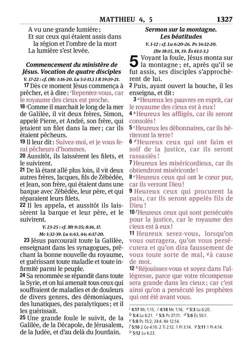 BIBLE SEGOND 1910 SOUPLE SIMILICUIR BORDEAUX - ONGLETS