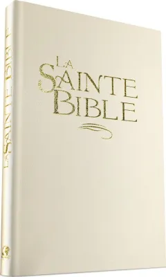 BIBLE CONFORT RIGIDE BLANC TRANCHE OR - 904