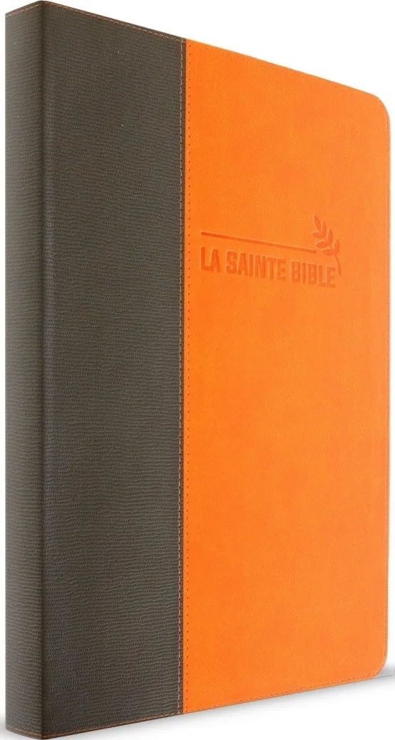 BIBLE CONFORT SOUPLE DUO ORANGE/GRIS FERM. ECLAIR - 928