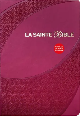 BIBLE SEGOND 1910 SOUPLE SIMILICUIR BORDEAUX - ONGLETS