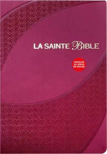 BIBLE SEGOND 1910 SOUPLE SIMILICUIR BORDEAUX - ONGLETS