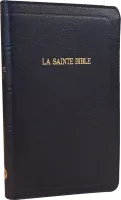 BIBLE SEGOND 1910 SOUPLE ZIP-SIMILICUIR BLEUE MARINE - ONGLETS