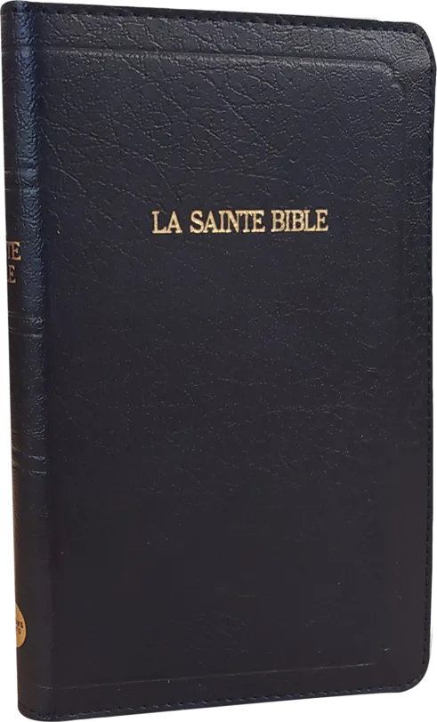 BIBLE SEGOND 1910 SOUPLE ZIP-SIMILICUIR BLEUE MARINE - ONGLETS