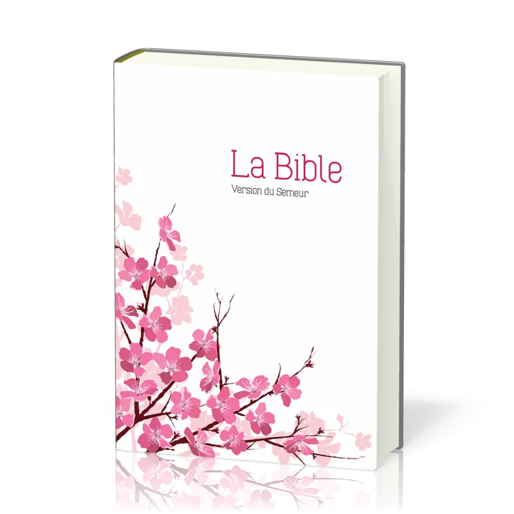 BIBLE SEMEUR 2015 RIGIDE AMANDIER TRANCHE BLANCHE