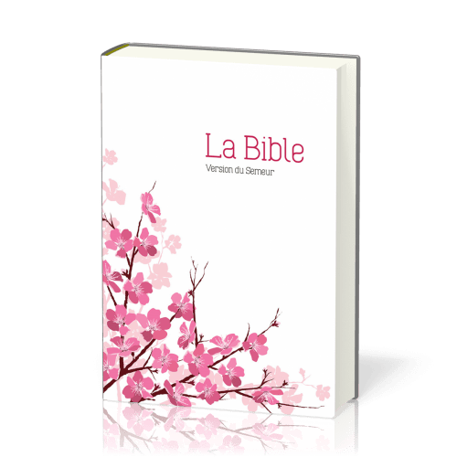 BIBLE SEMEUR 2015 SOUPLE RIGIDE AMANDIER TRANCHE BLANCHE