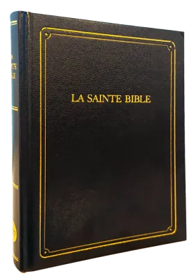 BIBLE SEGOND 1910 MINIATURE RIGIDE SIMILICUIR NOIR ONGLETS