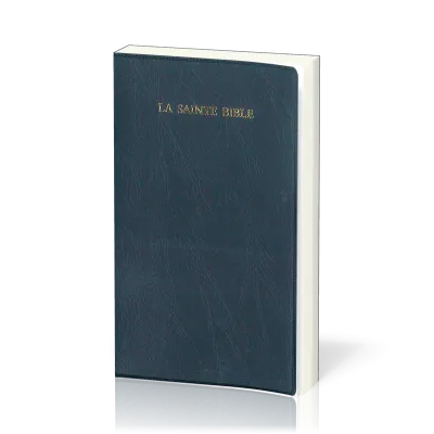 BIBLE SEGOND 1910 ONGLETS VINYLE MARINE AVEC REFERENCE