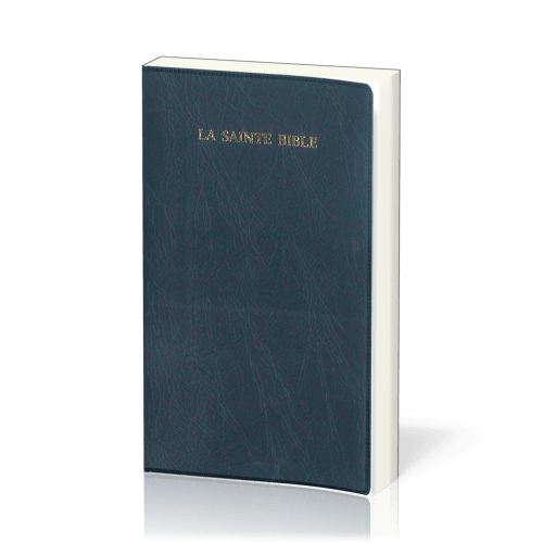 BIBLE SEGOND 1910 ONGLETS VINYLE MARINE AVEC REFERENCE