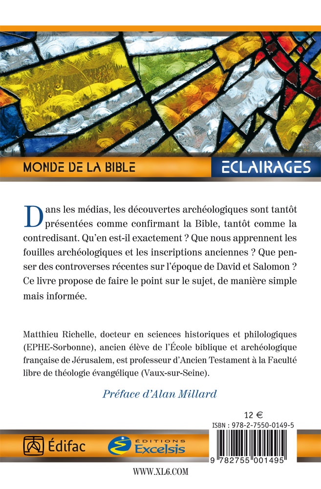 BIBLE ET L'ARCHEOLOGIE (LA)