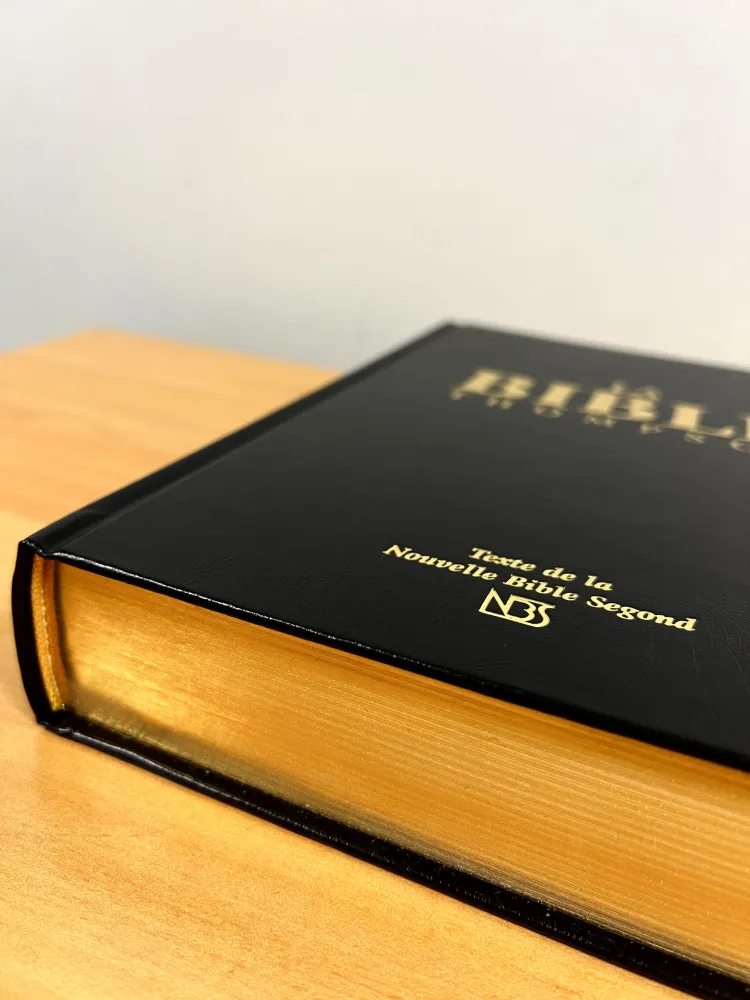BIBLE NBS THOMPSON, RIGIDE NOIRE, TR.DOREE