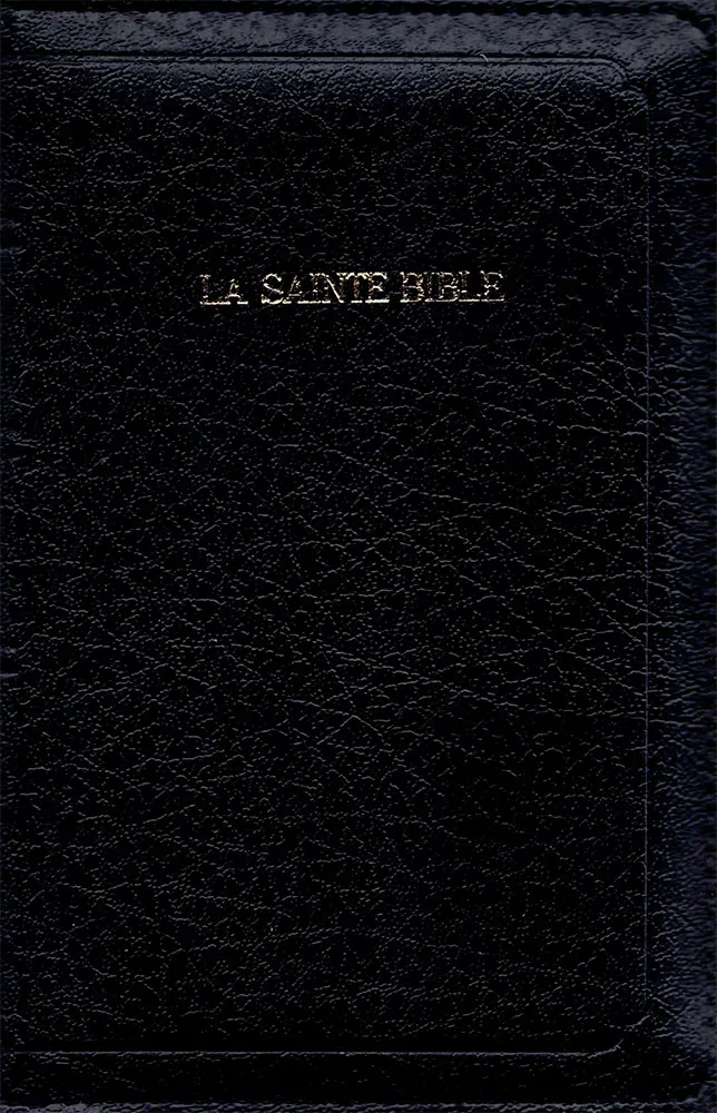 BIBLE SEGOND 1910 SOUPLE ZIP-SIMILICUIR BLEUE MARINE - ONGLETS
