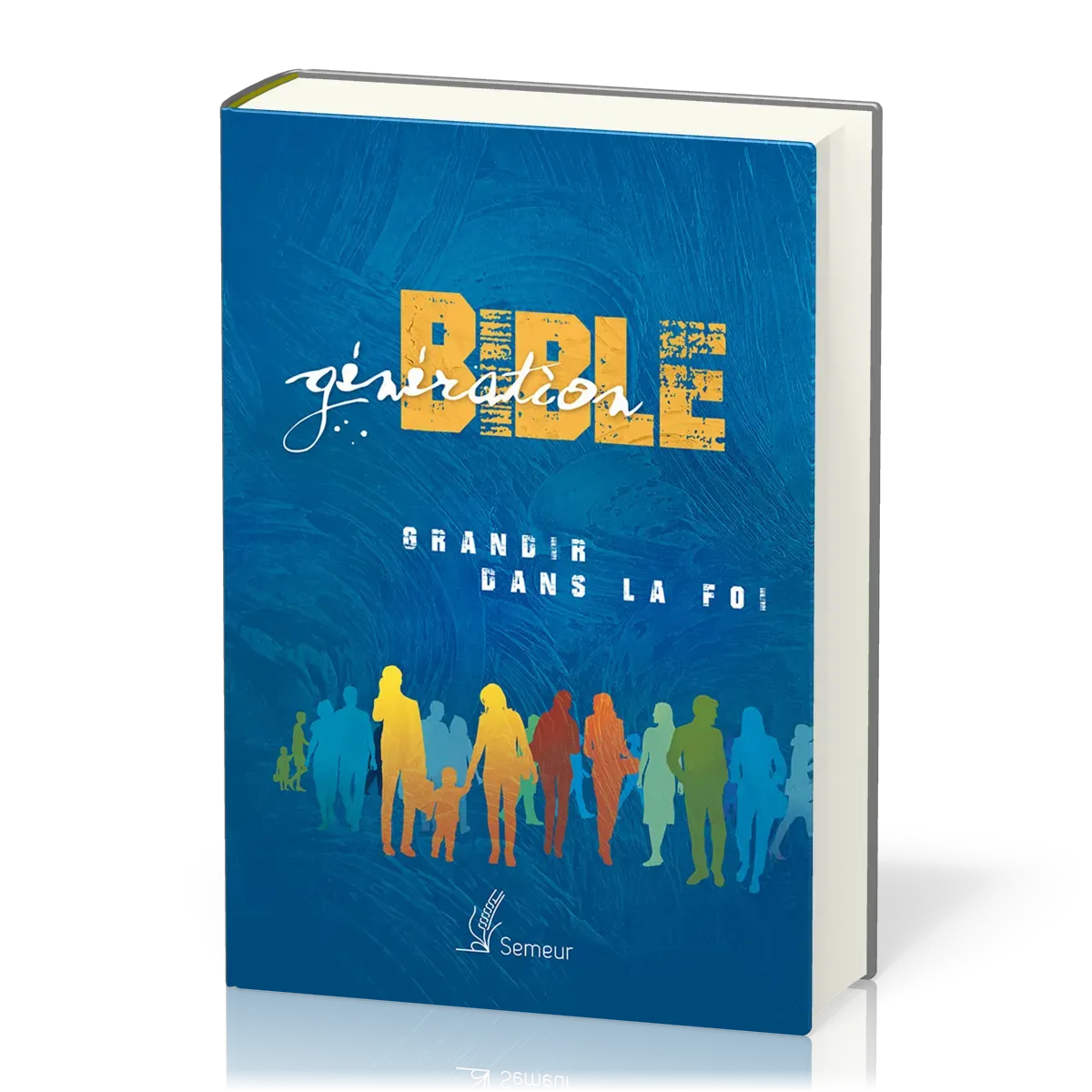 GENERATION BIBLE COUVERTURE RIGIDE BLEUE ILLUSTREE