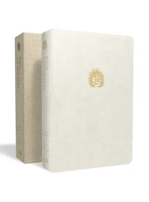 BIBLE COLOMBE ETUDE DE LA FOI REFORMEE SIMILI CUIR SOUPLE BLANCHE TANCHE OR SIGNET