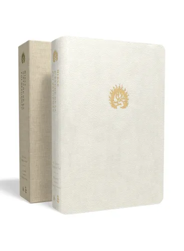 BIBLE COLOMBE ETUDE DE LA FOI REFORMEE SIMILI CUIR SOUPLE BLANCHE TANCHE OR SIGNET