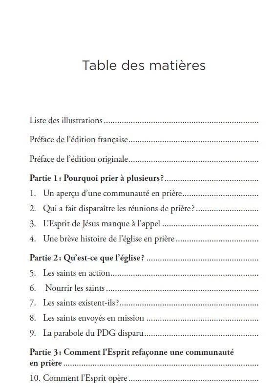 UNE EGLISE EN PRIERE