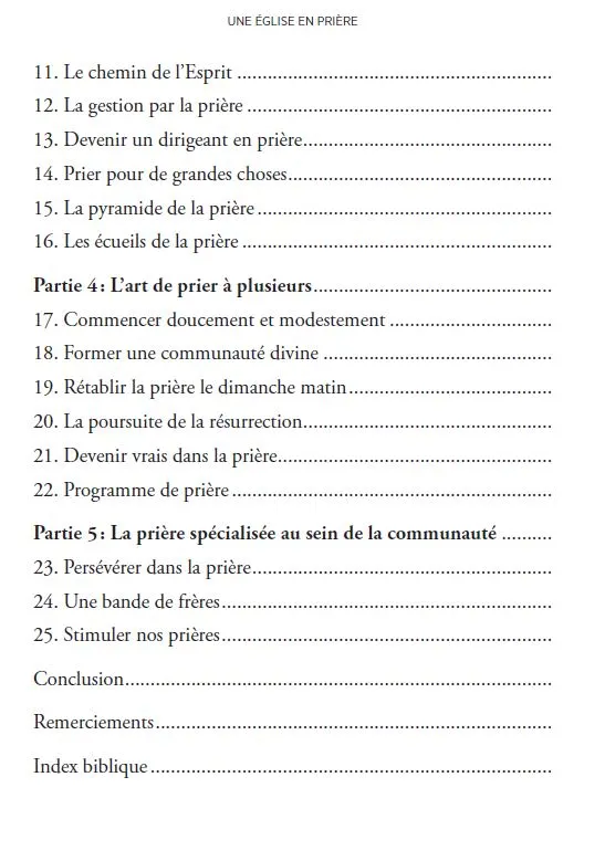 UNE EGLISE EN PRIERE