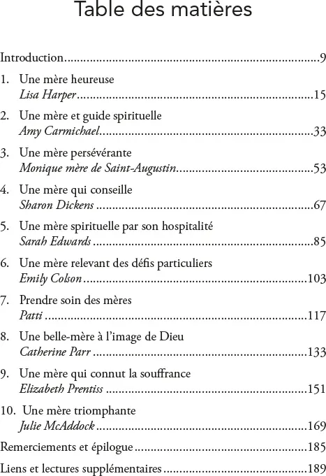 10 FEMMES - MERES SPIRITUELLES
