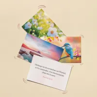 COFFRET 50 VERSETS "PAIX ET RECONFORT" - MINI CARTES