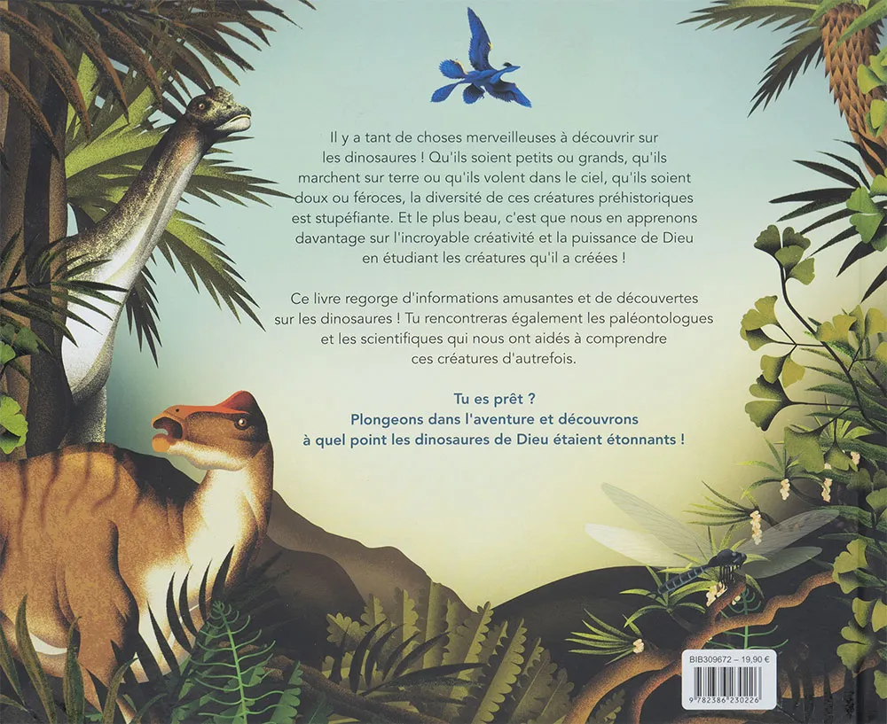 DIEU A CREE LES DINOSAURES - NOMBREUSES INFOS ET ILLUSTRATIONS INCROYABLES !