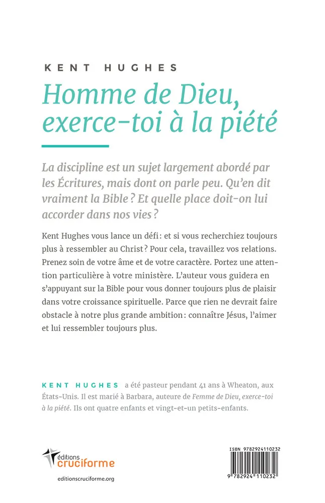 HOMME DE DIEU EXERCE-TOI A LA PIETE - LES DISCIPLINES SPIRITUELLES D'UN HOMME ATTACHE A DIEU