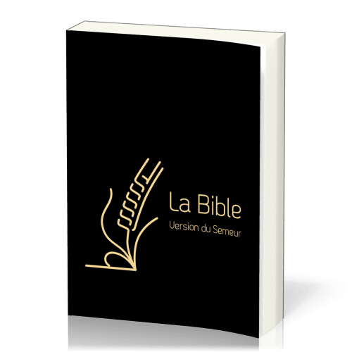 BIBLE SEMEUR 2015 GROS CARACTERES SEMI SOUPLE TEXTILE NOIR