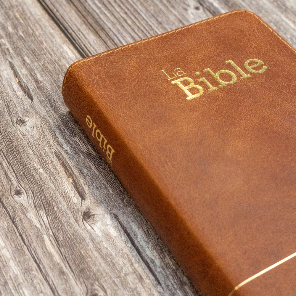 BIBLE SEGOND 21 COMPACTE "PREMIUM STYLE" SEMI-RIGIDE CUIR BRUN AVEC TRANCHES DOREES BIBLE SEGOND 21 COMPACTE "PREMIUM STYLE" SEMI-RIGIDE CUIR BRUN AVEC TRANCHES DOREES