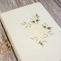 BIBLE SEGOND 21 JOURNAL DE BORD SOUPLE TOILEE BLANC MOTIFS DORES