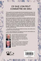 CE QUE L'ON PEUT CONNAITRE DE DIEU - DE BONNES RAISONS POUR CROIRE EN DIEU, DECOUVRIR LA VERITE ET T