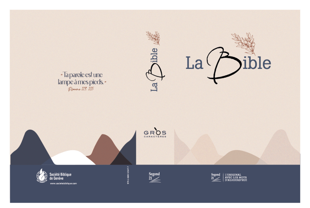 BIBLE SEGOND 21 GROS CARACTERES RIGIDE TOILEE MATELASSEE