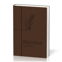 BIBLE ETUDE SEMEUR 2015 SOUPLE BRUNE