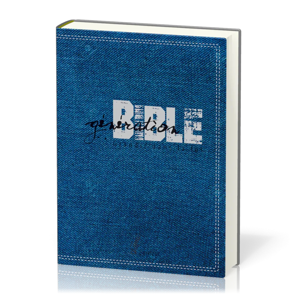 GENERATION BIBLE COUVERTURE SOUPLE BLEUE JEANS