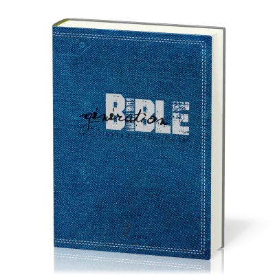 GENERATION BIBLE COUVERTURE SOUPLE BLEUE JEANS