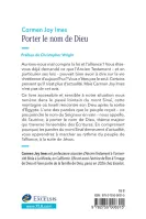 PORTER LE NOM DE DIEU - MARCHER AY RYTME DU PEUPLE DE L'ALLIANCE
