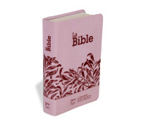 BIBLE SEGOND 21 COMPACTE "PREMIUM STYLE" SOUPLE TOILE ROSE AVEC ONGLETS