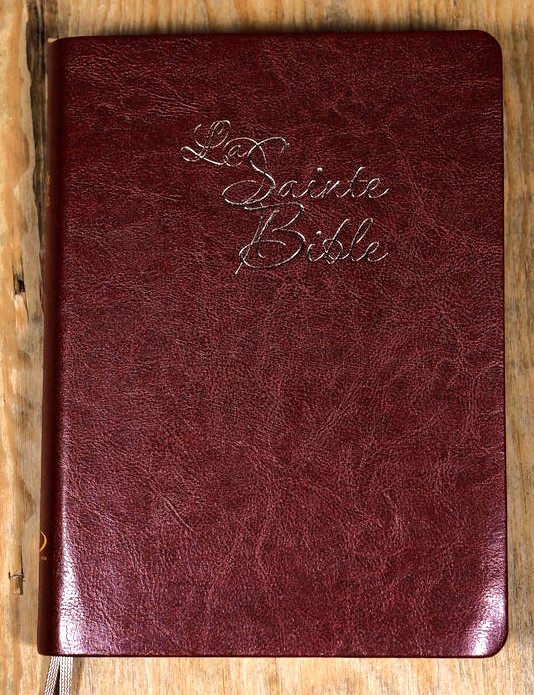 BIBLE SEGOND 1910 A GROS CARACTERES MARRON TR. OR ONGLETS