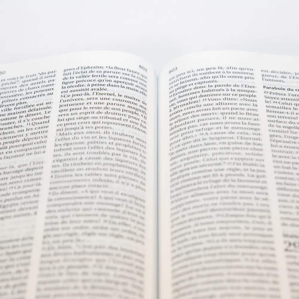 BIBLE SEGOND 21 COMPACTE "PREMIUM STYLE" RIGIDE TOILE MATELASSEE MOTIF FLEURI