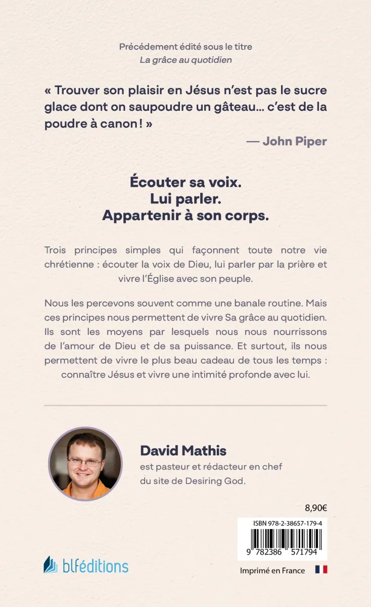 TROUVER SA JOIE EN DIEU - 3 HABITUDES SPIRITUELLES POUR NOURRIR VOTRE FOI (POCHE)