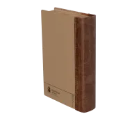 BIBLE SEGOND 21 COMPACTE "PREMIUM STYLE" DUO CUIR PRALINE CHOCOLAT - SEMI RIGIDE TRANCHES DOREES