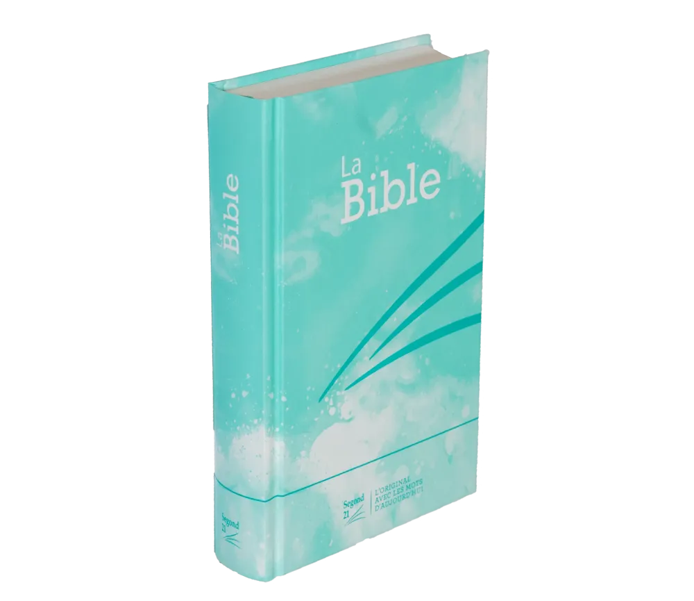 BIBLE SEGOND 21 RIGIDE BLEU TURQUOISE