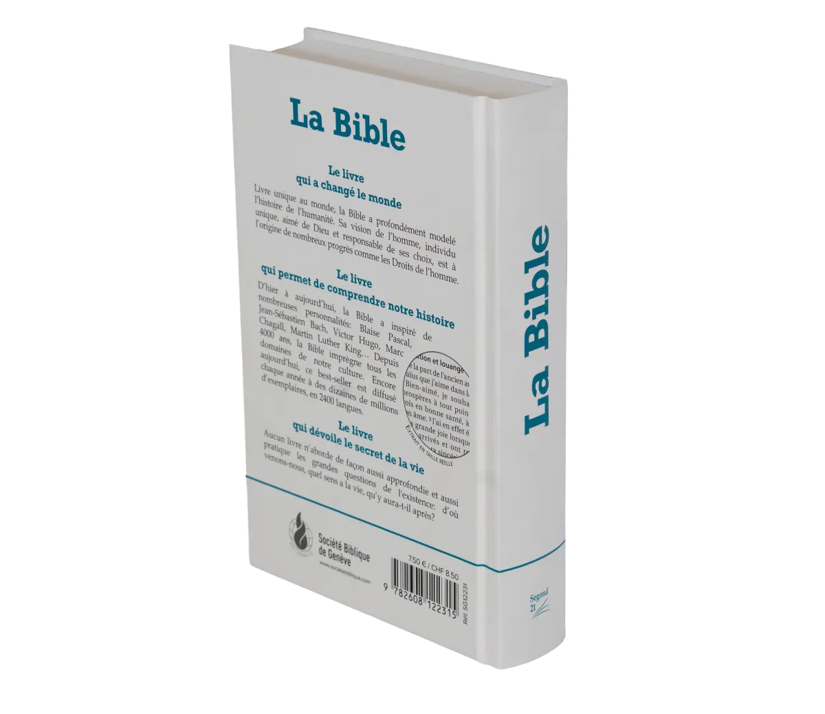 BIBLE SEGOND 21 BROCHEE RIGIDE