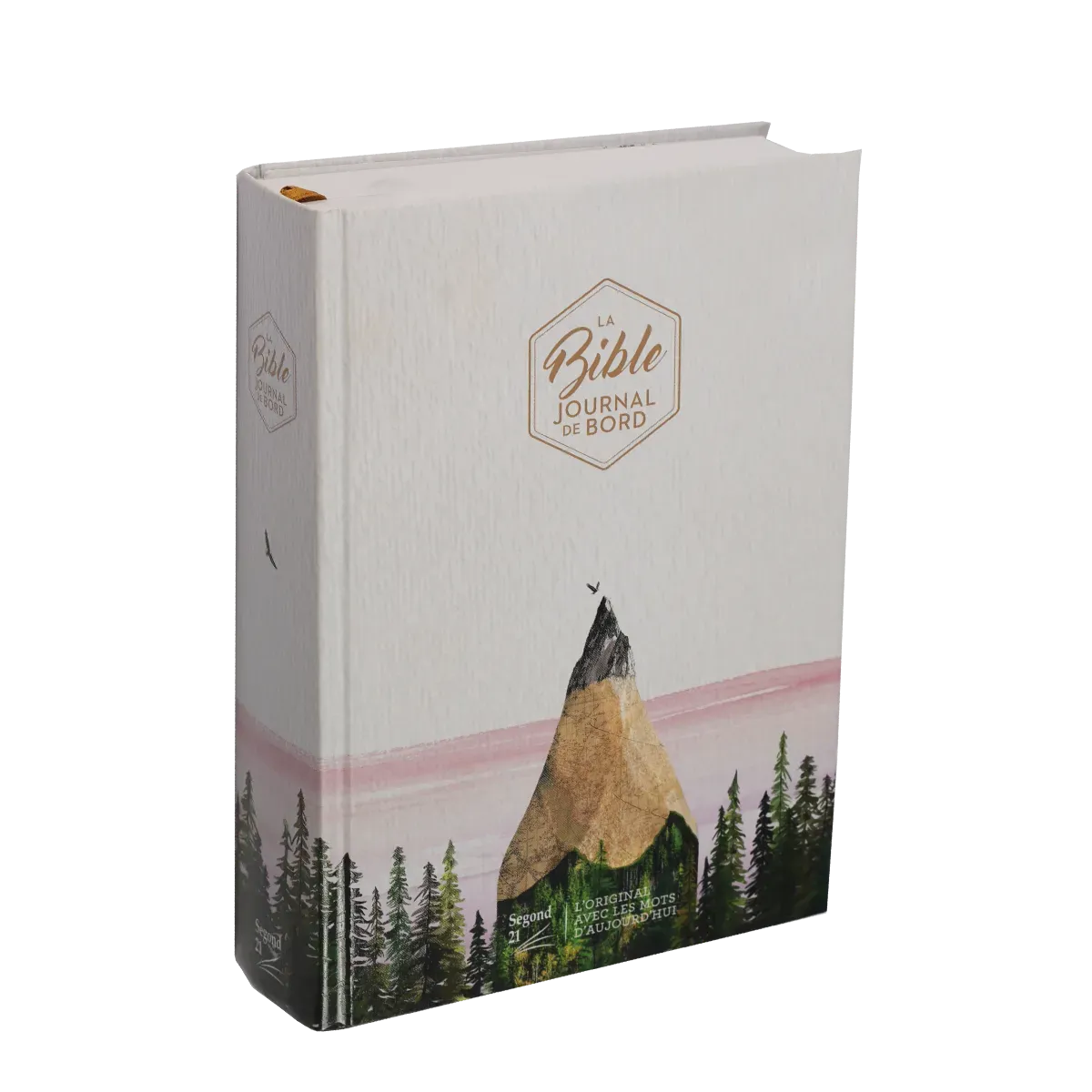 BIBLE SEGOND 21 JOURNAL DE BORD RIGIDE ILLUSTREE CRAYON MONTAGNE FORET