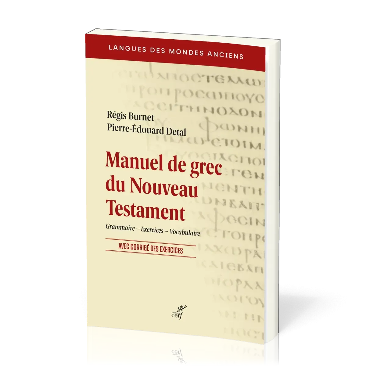 MANUEL DE GREC DU NOUVEAU TESTAMENT
