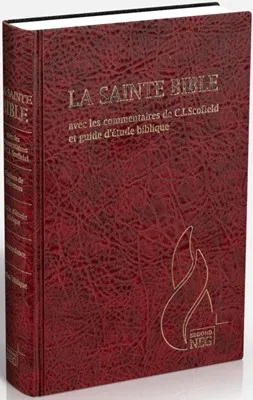 BIBLE SCOFIELD RIGIDE GRENAT