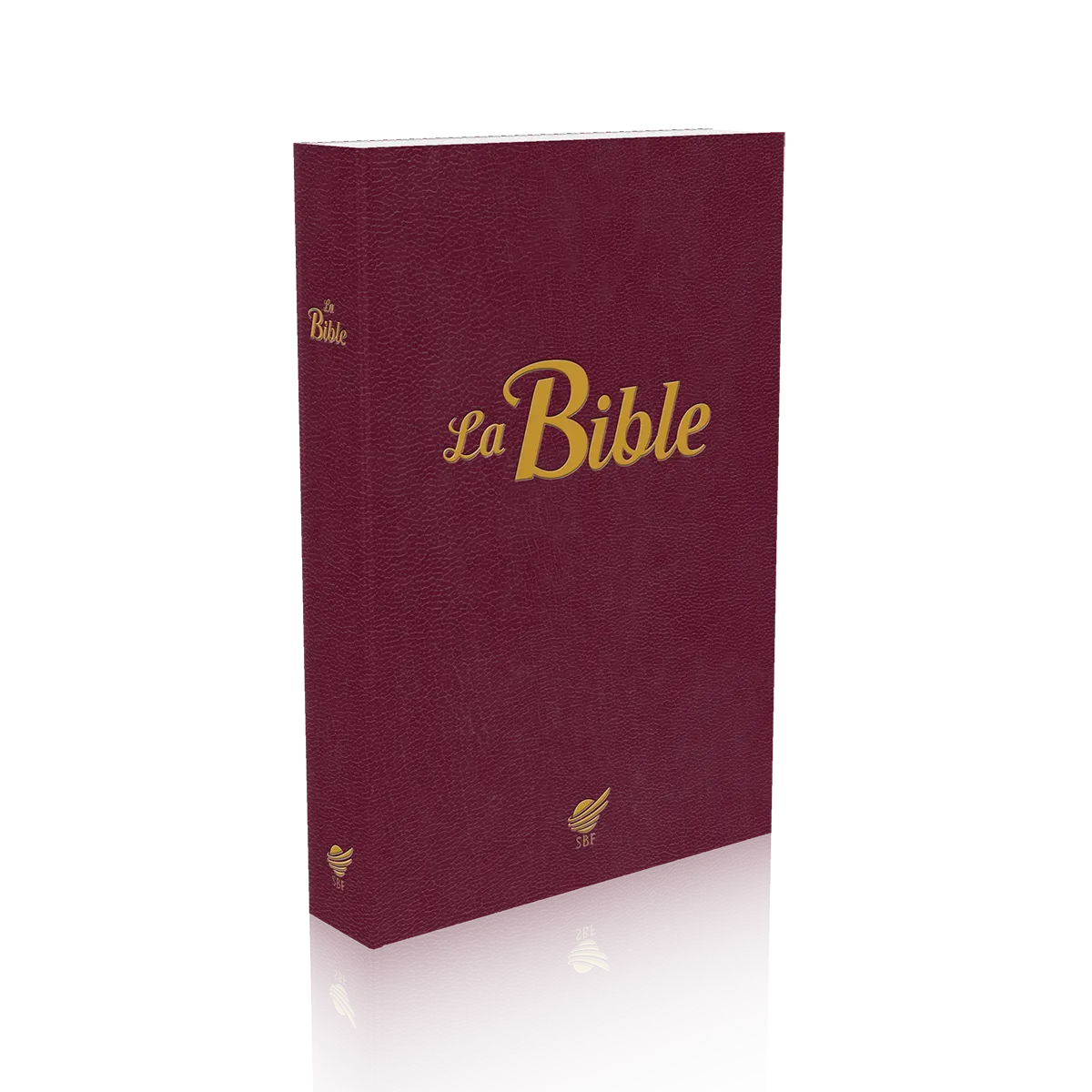 BIBLE SEGOND 1910  SOUPLE GRENAT - PAROLES DE JESUS EN ROUGE