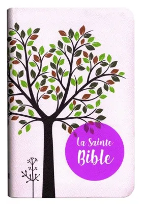 BIBLE SEGOND 1910 SIMILICUIR SOUPLE ROSE PALE ARBRE TR. OR