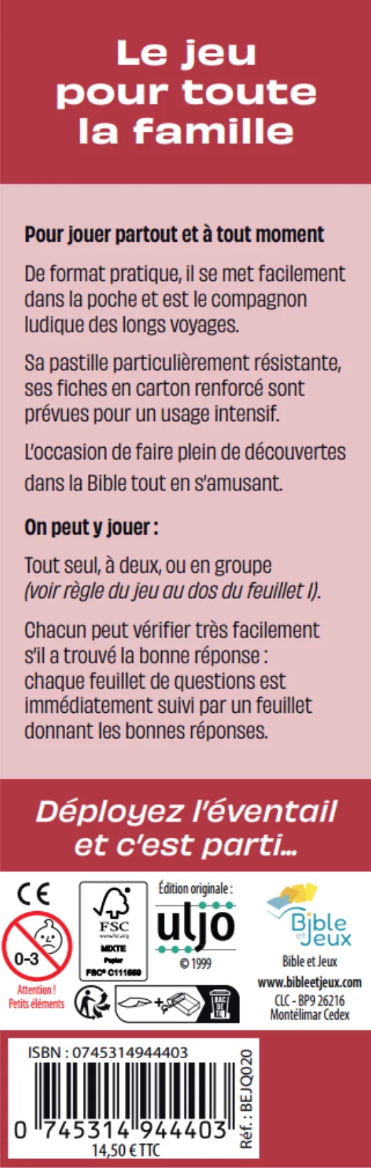 QUIZZ DE LA BIBLE NOUVELLE VERSION - ANCIEN TESTAMENT - 500 QUESTIONS ET REPONSES