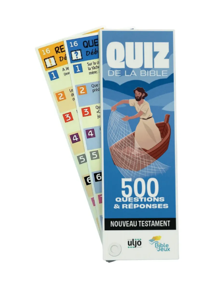 QUIZZ DE LA BIBLE NOUVELLE VERSION - NOUVEAU TESTAMENT - 500 QUESTIONS ET REPONSES