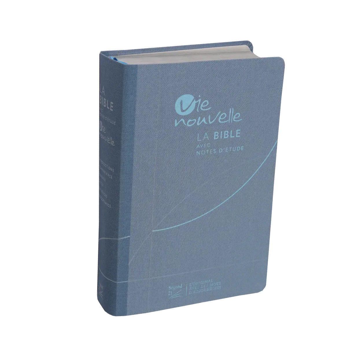 BIBLE SEGOND 21 VIE NOUVELLE SOUPLE TOILE BLEUE